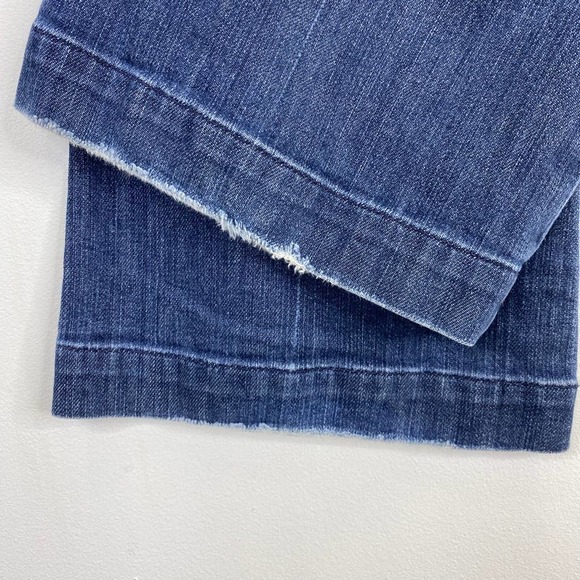 7 for all mankind DOJO Jeans / Flare Leg / Lattice Pocket / Medium Wash Sz 29 - Picture 10 of 12